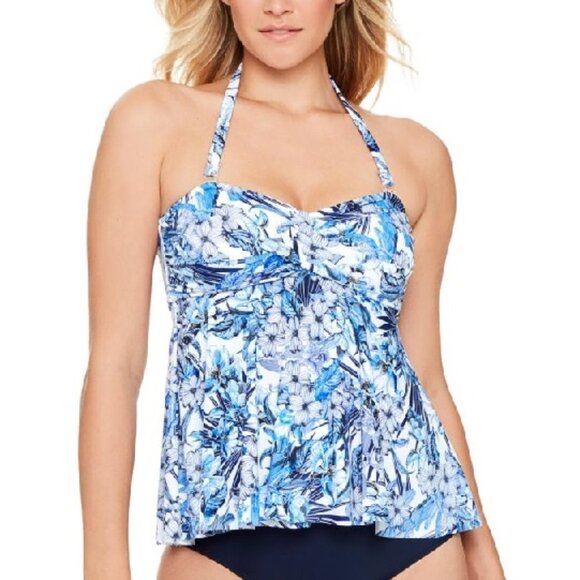Swim Solutions Royal Affair Strapless Swim Top - Picture 2 of 9